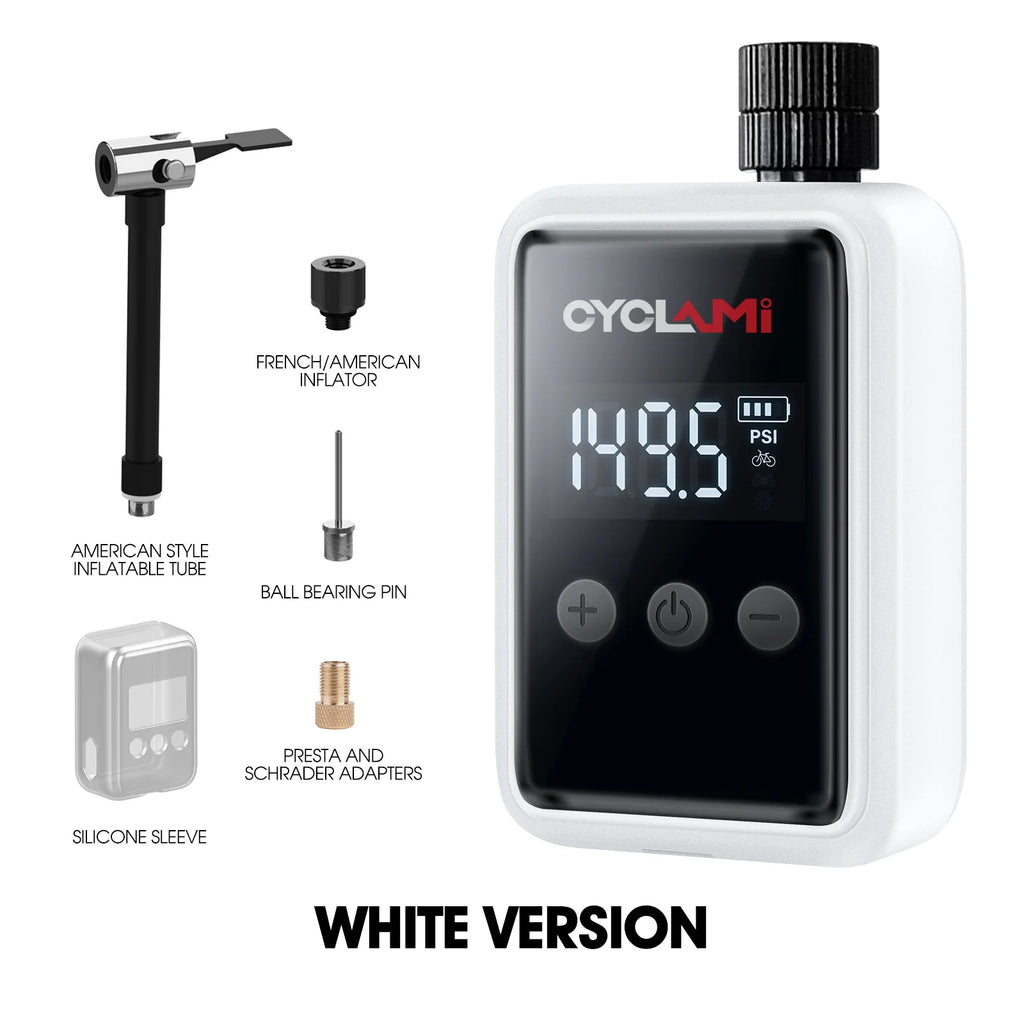150PSI Portable Pocket Bike Electric Air Pump Schrader Presta Valve MTB MINI Rechargeable Compressor Tire Inflator CYCLAMI HW125