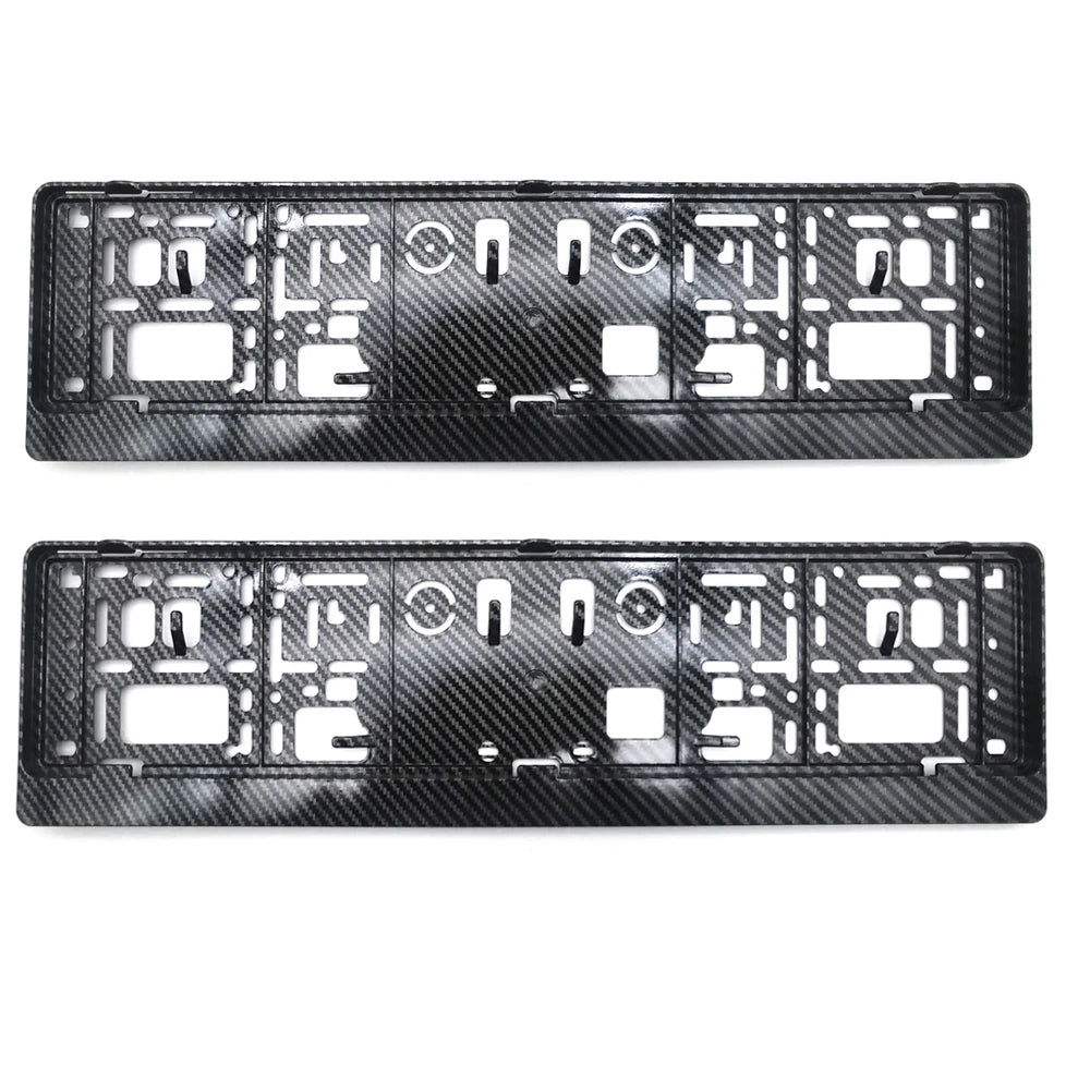 2pcs/ 1 pair Car License Plate Frame Gosnumber for European German Russian Numbers Mount Holder Number Automobile