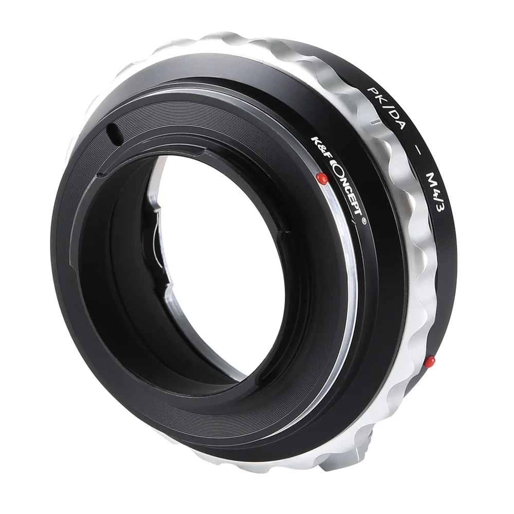 K&F CONCEPT PK/DA-M4/3 Lens Mount Adapter Ring for Pentax PK DA Mount Lens to M4/3 Micro Four Thirds MFT Mount DSLR Cameras Body