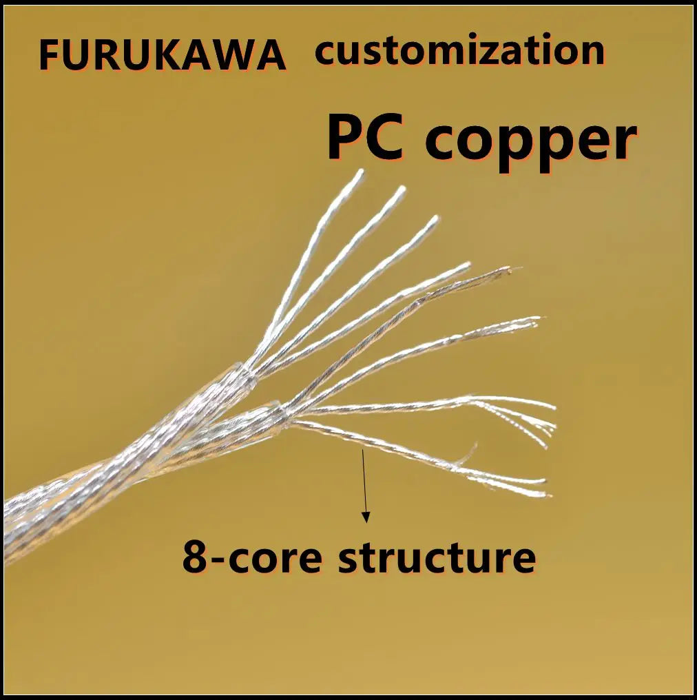 Falcon Series special price 8-core soft earphone upgrade cable PC copper silver plated 0.78mm IE900 N5005 IPX QDCSpecial sale