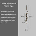 80CM BLACK / Warm White (2700-3500K)