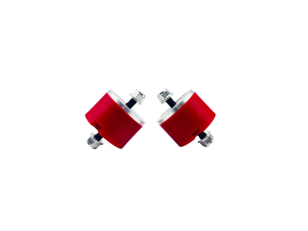 2-piece set For BMW E36 E46 Compact Z3 Z4 Inline 6CYL RED Polyurethane Transmission Bracket Bushings Transmission fixed bushing