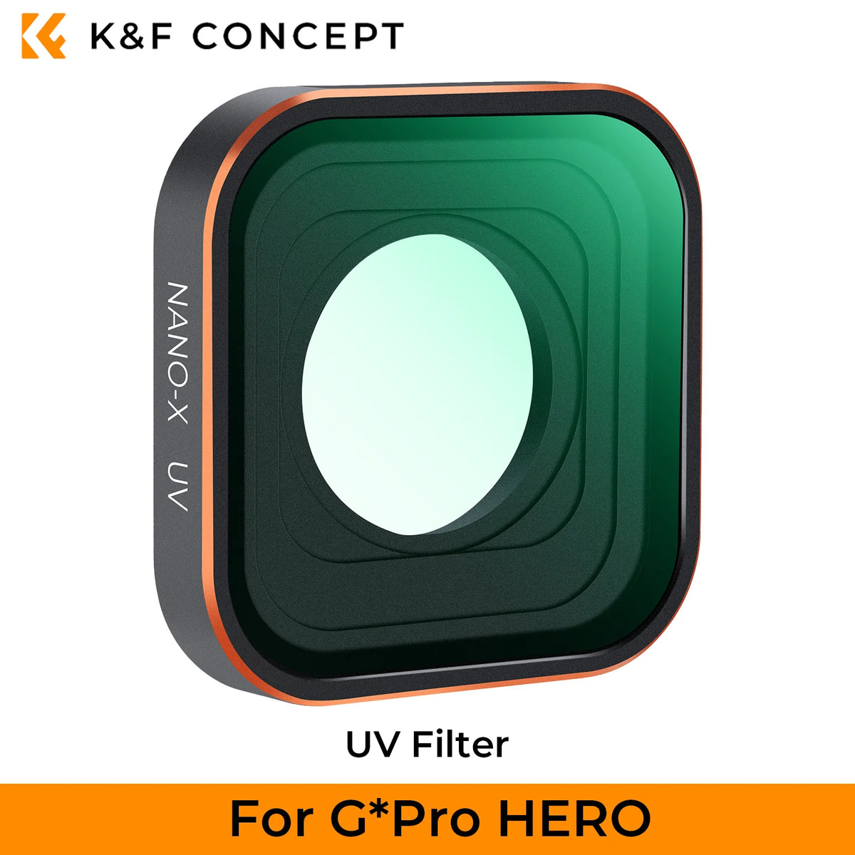 K&F CONCEPT ND2-32 32-512 CPL UV ND4 ND8 ND16 ND64 ND1000 Filter Kit for GoPro HERO 13 12 11 10 Black Action Camera Waterproof