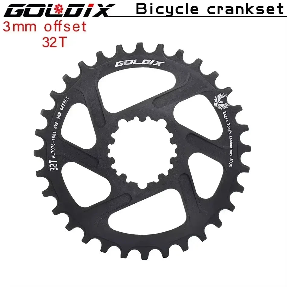 MTB direct mount chainring for sram NX XX XO 3 bolt chain ring 0mm 3mm 6mm offset 30t 32t 34t 36t 38t 9 10 11 12 speed tray