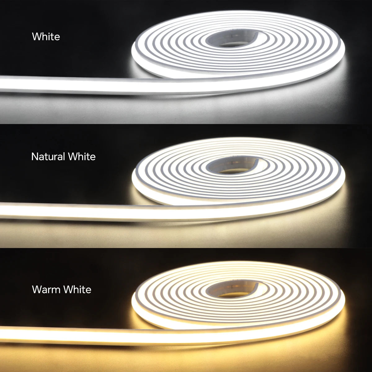 Self-Adhesive COB LED Under Cabinet Lamp Kitchen Light Touch Dimmable Silica Gel Neon Lights Tape 2m 3m 5m 10m Decor Lighting