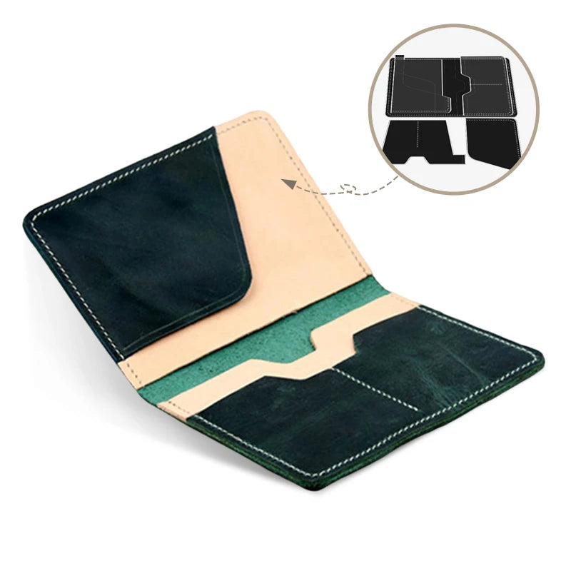 YOMDID 5PCS Passport Holder Airline Ticket ID Organizer Acrylic Template DIY Wallet Making Acrylic Mold Leathercraft Supplies