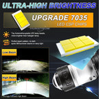 H4 LED Projector Lens Headlight 3800000LM 3500W Super Bright h4 Led Headlamp Wireless With Fan Turbo Lights Plug And Play 6000K