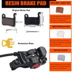 ZOOM HB-875 bicycle hydraulic disc brake set 800/1450mm bike hydraulic brakes 160mm bicycle oil pressure brake disc caliper