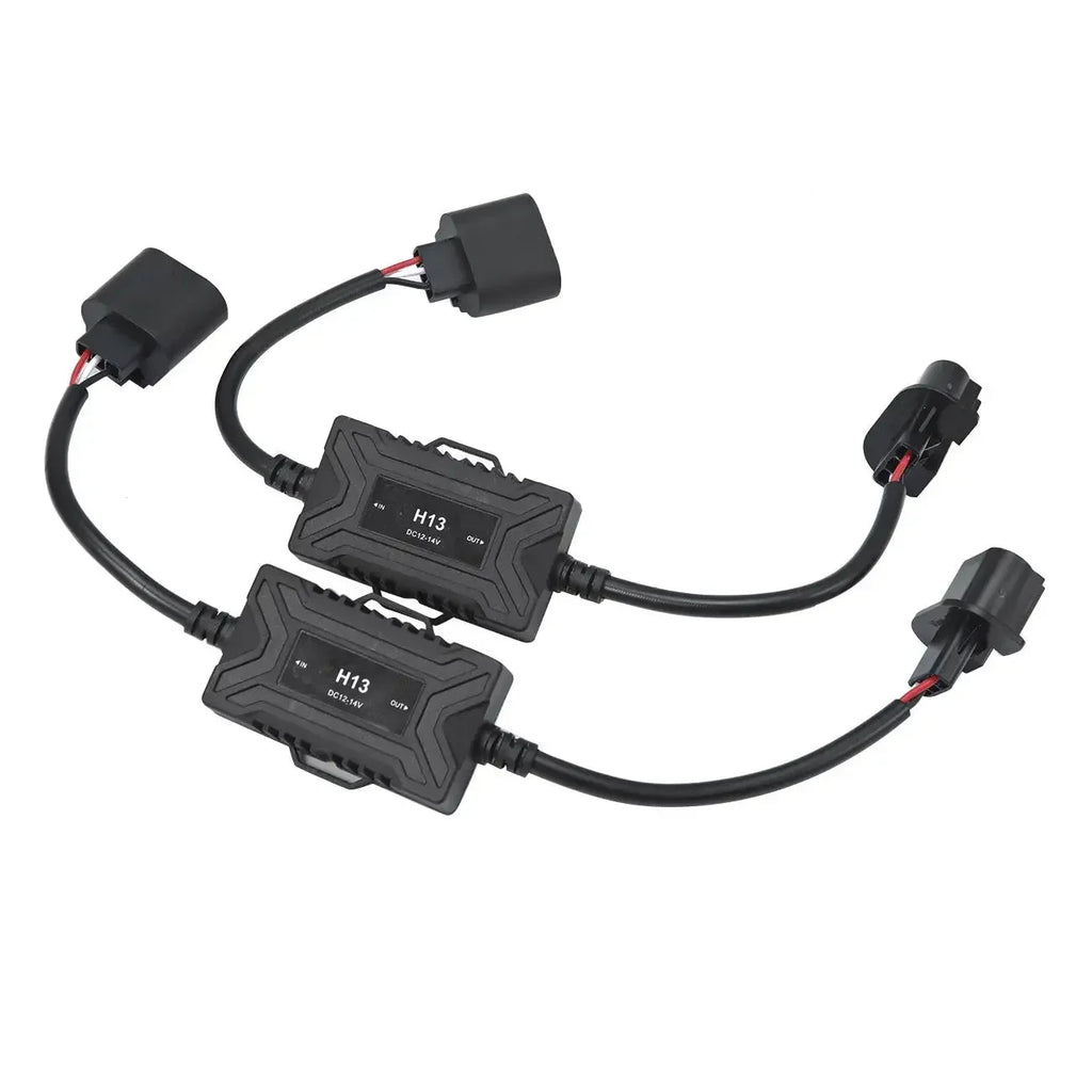 H4 H7 H11 H13 9005/9006/9012 LED Canbus Anti Flicker Bulb Error Decoder Resistor Canceller Adapter for Car Headlight Fog light