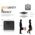 Wallet for Women RFID Blocking Small Compact Bifold Leather Pocket Wallet Ladies Mini Purse with ID Window