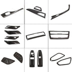 BMW 1/2 Series F20 F21 F22 F23 2012-2018 ABS Carbon Fiber Interior Trim Sticker Set