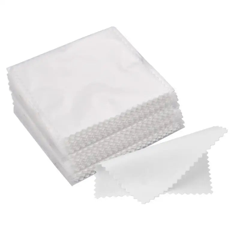 10Pcs/pack Multi Size Silver Polishing Cloth Jewelry Cleaning Anti Tarnish Reusable Soft Wiping Cloth Keep Jewelry Shining Tools