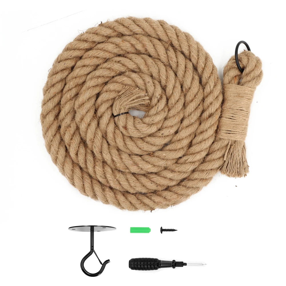 Cat climbing rope