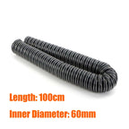 60mm 76mm Inner Diameter Length 100cm Air Diesel Heater Duct Pipe Tube Hose High Temp Resistant For Car Camper Truck Caravan