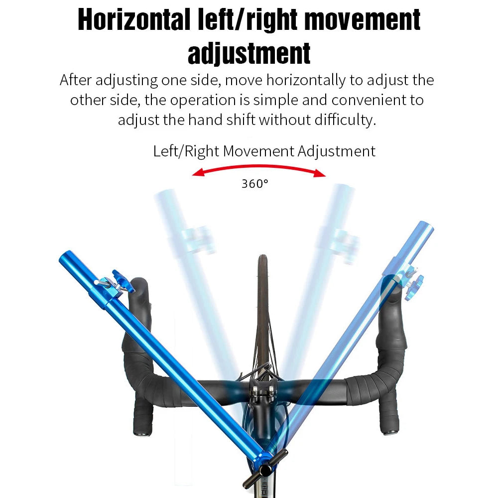 TOOPRE Road Bike Shifter Alignment Tool Handlebar Symmetry Angle Adjuster, Blue
