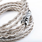 NICEHCK SilverCat HIFI Upgrade Cable 8 Cores Silver Plated Alloy Earphone Wire 3.5/2.5/4.4mm MMCX/0.78mm 2Pin for Bravery Winter