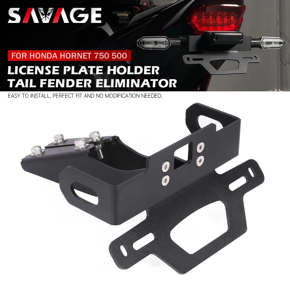 For Honda Hornet 750 500 CB750 CB500 License Plate Bracket Tail Tidy Fender Eliminator Registration Holder Support 2023 2024