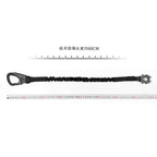 Quick Locking Elastic Safety Rope A Tactical Double End Hanging Buckle Elastic Safety Rope Sling 1/2 Point Bungee Gun Strap Hook