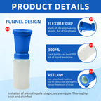 1PC Teat Dip Cup Convenient Professional Prevent Return Portable 300ml Nipple Cleaning Livestock Supplies for Cattle Goat Cow