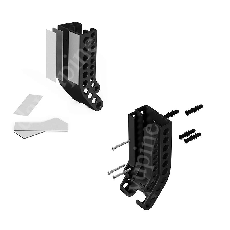 10 Pcs AAA&AA Battery Wall Mounted Storage Bracket Holder Sorting Display Rack Battery Storage Organizer Combo Keeper Dispense