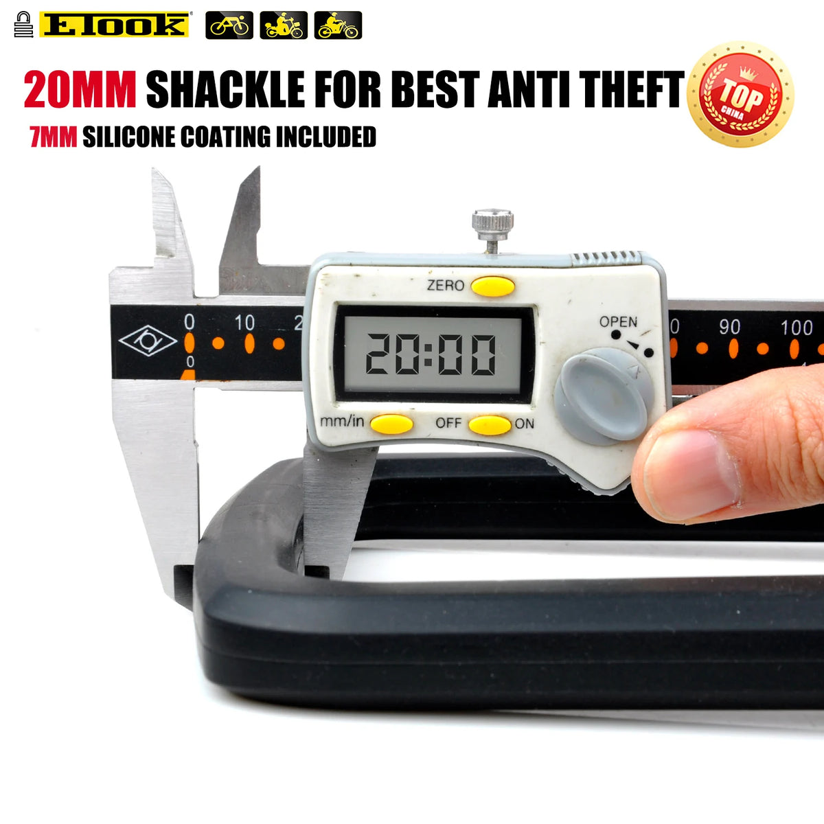 Ultimate Etook U-Lock: Unbreakable Security for Bikes & Motorcycles