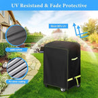 420D  Outdoor BBQ Cover,Marine Barbecue Stove Protective Hood,Lightweight And Portable,Dust BBQcover,Waterproof Barbecue Hood