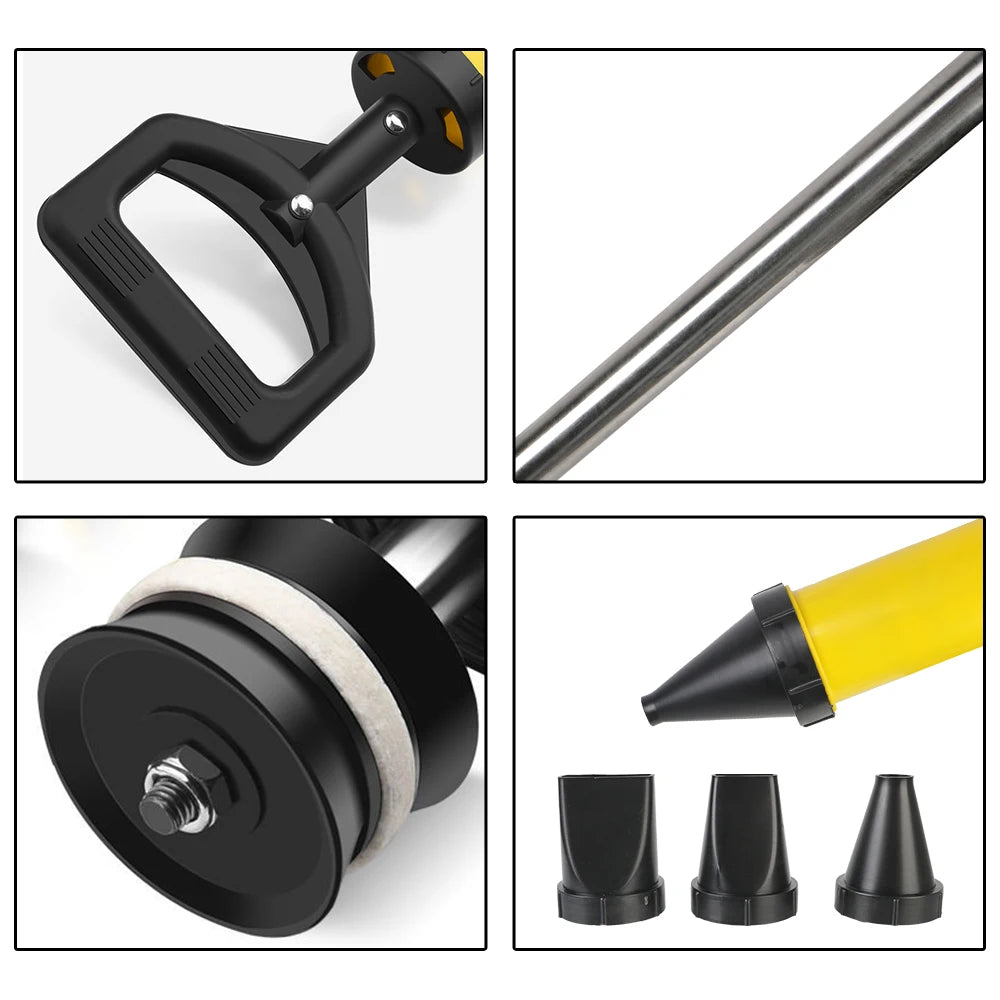 Grouting Gun Grouting Mortar Sprayer Applicator Cement Lime Pump Grout Filling Tools Caulking Gun With 4 Nozzles