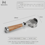 MUVNA Espresso Bottomless Portailfter Lucifer Series, Naked Portafilter with Basket Fits E61/Nuova/Delonghi/Breville Machines