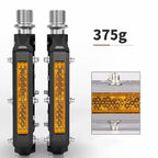 GEWAGE CNC Aluminum Alloy Bicycle Pedals Reflectors MTB Road Bike Pedals Non-Slip Cycle Pedals Platform Cycling Accessory
