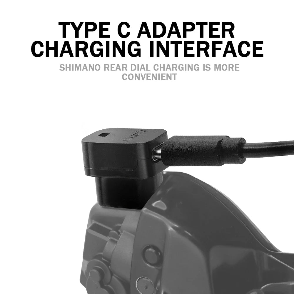 Portable Di2 Charger Adapter 4-Pin To Type-C For SHIMANO EW-EC300 R9270 9250 8170 8150 7170 12Speed Di2 Electric Bicycle Bike
