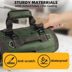 Heavy-Duty Multi-Purpose Professional Multi-Pocket Tool Roll Portable Organizer with Multiple Compartments for Hardware DIY