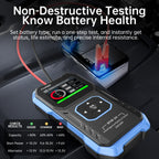 FNIRSI BTM-24 12V/24V Car Battery Tester 0-2000 CCA Automotive Battery Load Tester Cranking Charging Circut Diagnostic Tools