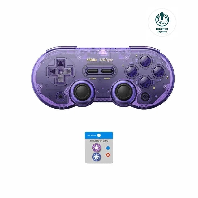 8Bitdo SN30 Pro Bluetooth Gamepad Controller with Hall Effect Joysticks, Multi-Platform