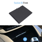 E70 E71 E72 Front Rear Interior Central Drink Water Cup Holder Cover Zipper Roller Blind Curtain For BMW X5 X6 2007-2014