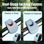1PC-4PCS Fishing Pole Holder Portable Compact Fishing Rod Fixer Wall Mounted Fishing Pole Strap Multifunctional Rod Holder Clip