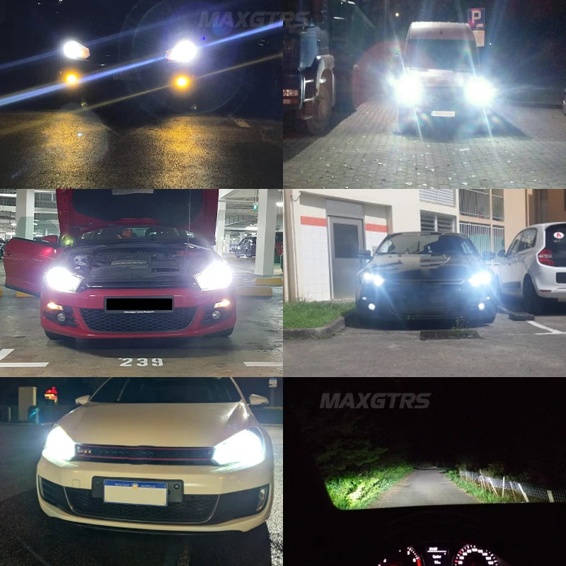 2x H7 Led Headlight Low Beam Lights CSP Chips High Power 10000LM 6000K Canbus For Volkswagen Golf 6 MK6 Golf 7 MK7 Touran 12V