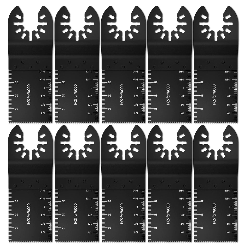 10/60/100Pcs Oscillating Saw Blade Multi Tools Blades Multi-Function Renovator Cutter Blade For Wood Metal Fast Cutting Blade