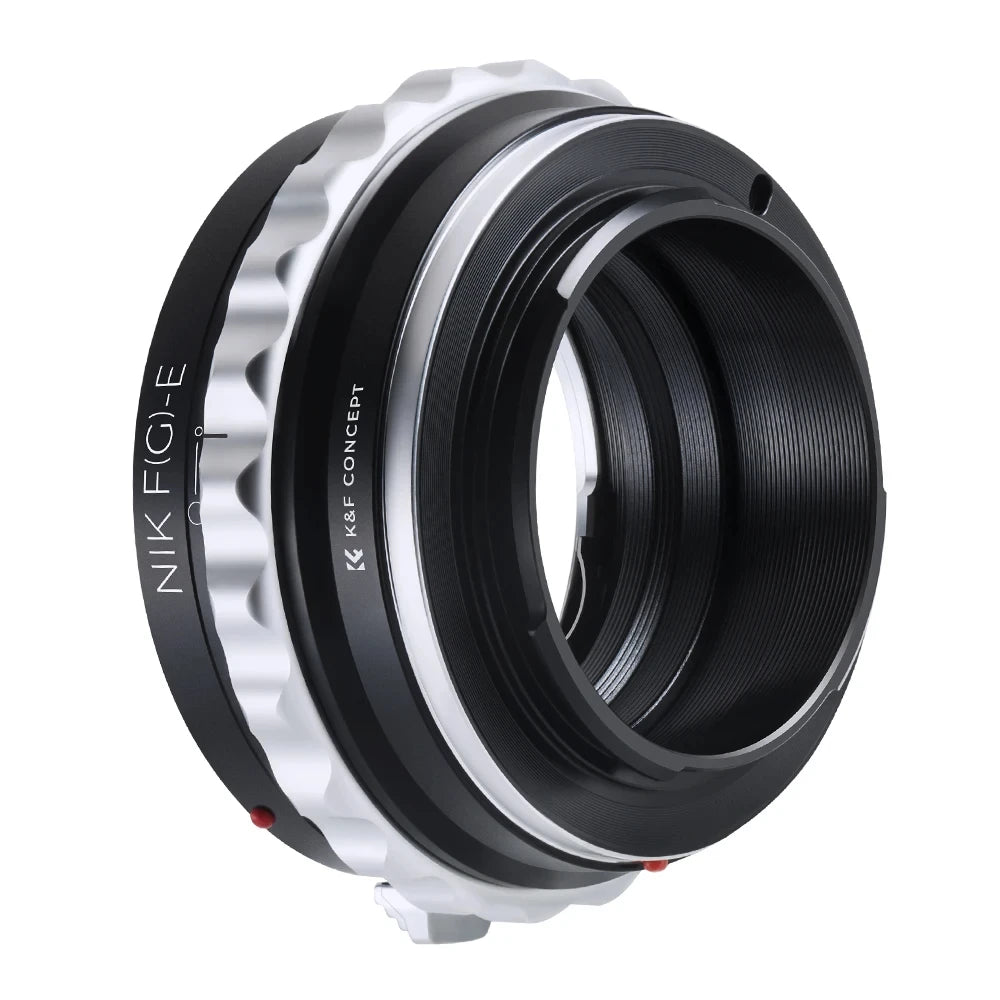 K&F CONCEPT Lens Mount Adapter for Nikon G/F/AI/AIS/D Lenses to Sony E for Sony NEX-3 NEX-5 NEX-5R NEX-5N NEX-7 A7R Camera Body