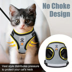 Pets Collar, Harness, Cats Pet Products Kitten Accessories Goods Kittens Harness Leash Things Breast-band Supplies For Cat Home