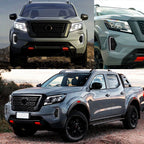 DRL Led Daytime Running Driving Fog Lamp Light Fit For Nissan Navara NP300 Frontier 2020 2021 Waterproof Turn Signal Yellow