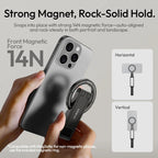 Ulanzi MA60 Foldable Magnetic Phone Tripod 0.8cm Ultra-Slim Dual-Sided Magnet Phone Tripod for Desktop Stand Livestreaming Vlog
