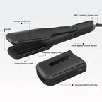 Professional Hair Straightener With Hot Air Ionic Hair Flat Iron 230°C Ceramic Coating Plate Hair Styler