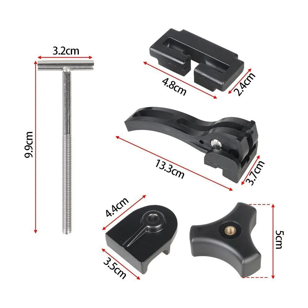 Universal tonneau cover clamp T-bolt fixing kit replacement parts, 6 T-bolts