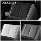 LUCKEASY for Tesla Model Y Launch 2025 Juniper Car Anti Dirt Pad Mobile Wireless Charging Anti-Slip Mats Silicone Accessiories