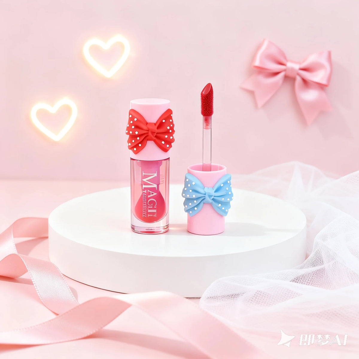 24Pcs Cute Lip Tint Lip Gloss Girls Kawaii Moisturizing Longlasting Lips Gloss Makeup Party Gifts