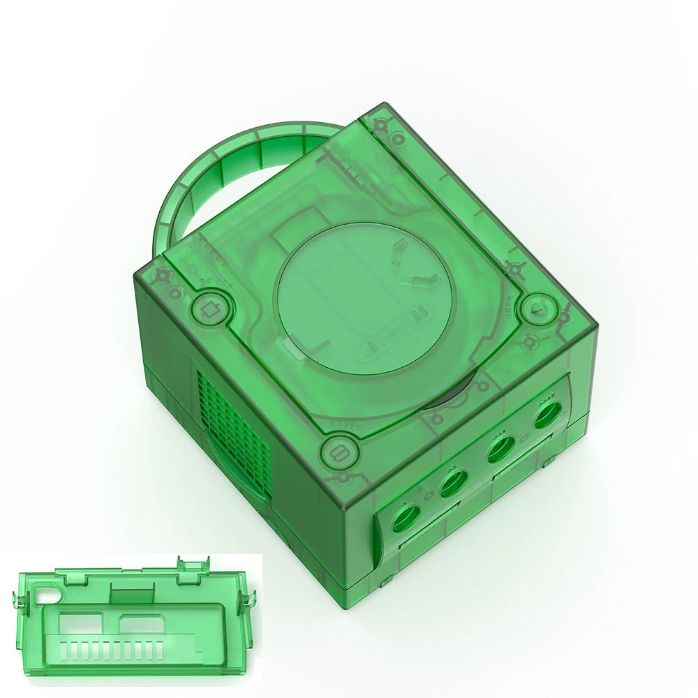 Bitfunx Gamecube NGC Replacement Shell Transparent Case for Gamecube NGC GC Game Console