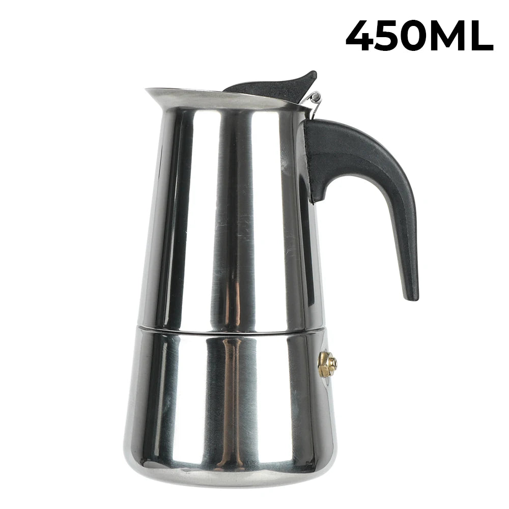 Mocha Coffee Pots Italian Aluminum Octagonal Pot Coffee Cup Maker Tea Maker Portable Coffee Maker