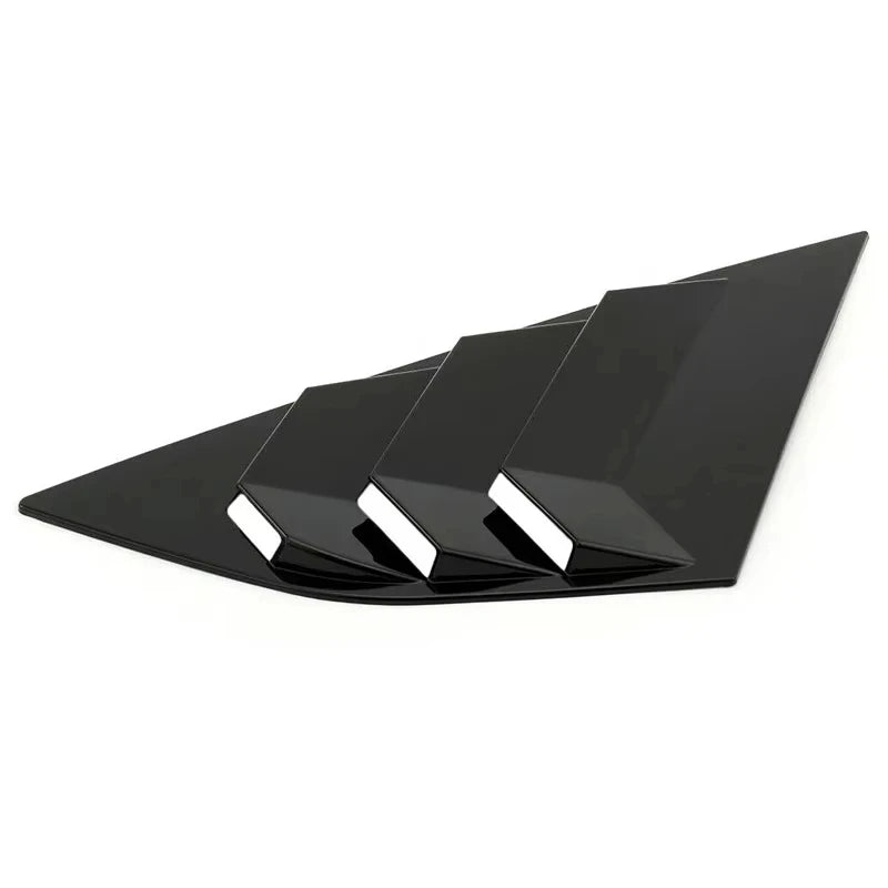 2pcs Rear Window Louvers Car Vent Side Tuyere Louvers Vent For Ford Focus ST RS MK3 2012-2018
