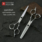 Titan hair scissors cut hair shears cutting hairdressing  vg10 steel, hand made sharp scissors