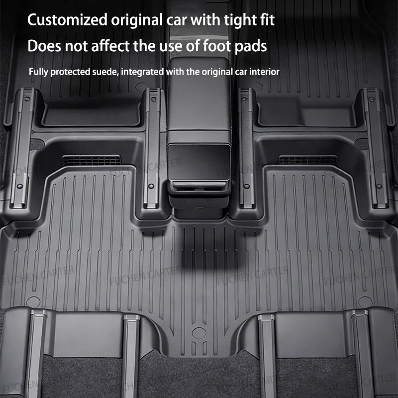 For Tesla New Model YL 2026 TPE Under Seat Corner Guard Seat Front Rear Seat Slide Rails Protector Cover Anti-Kick Accessories